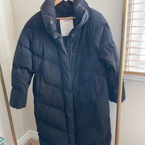 Wilfred Charcoal Cloud Puff Jacket